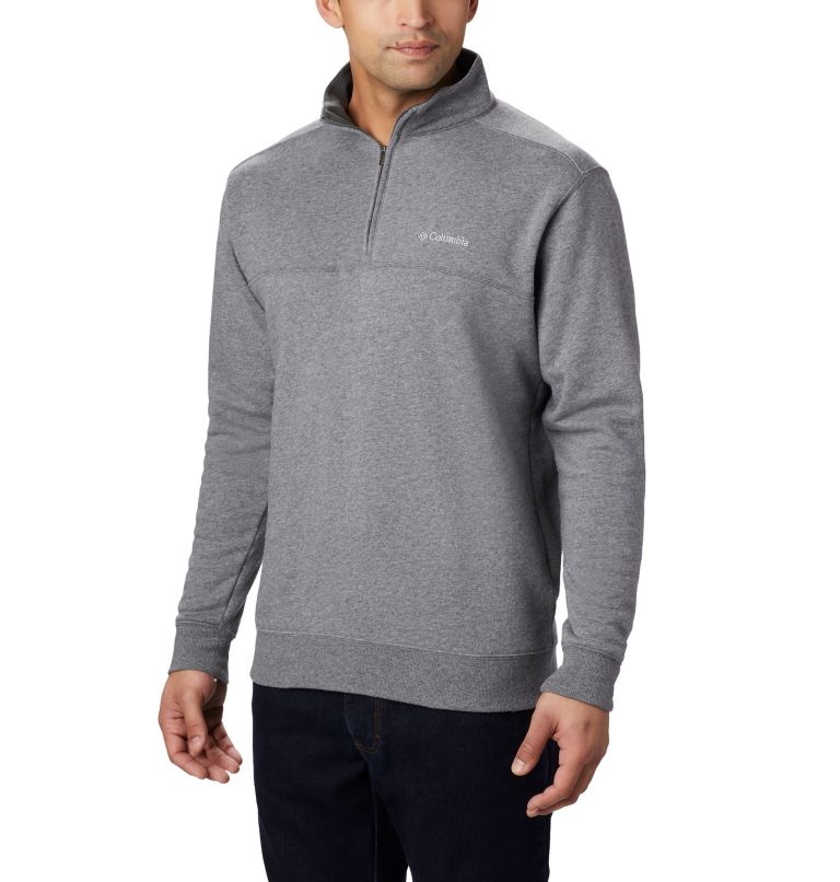 Blue Men's Hart Mountain II Hoodies | GBLRWK-456 - Columbia Outlet Store
