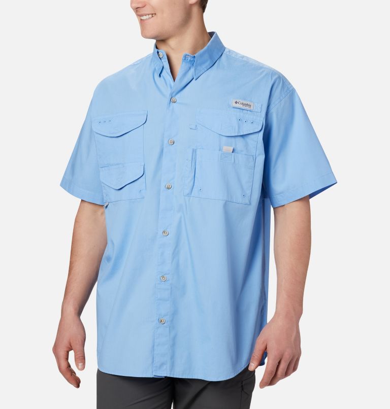 Green Men's PFG Bonehead Fishing Shirts | CDGXSP-471 - Columbia Outlet Store