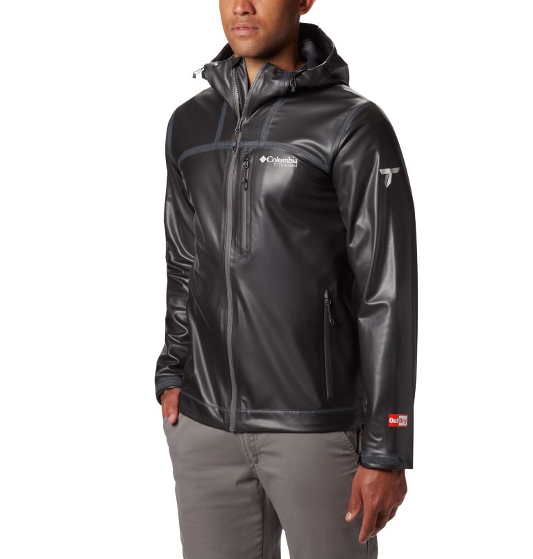 White Men's OutDry Softshell Jacket | PHSKRL-039 - Columbia Outlet Store