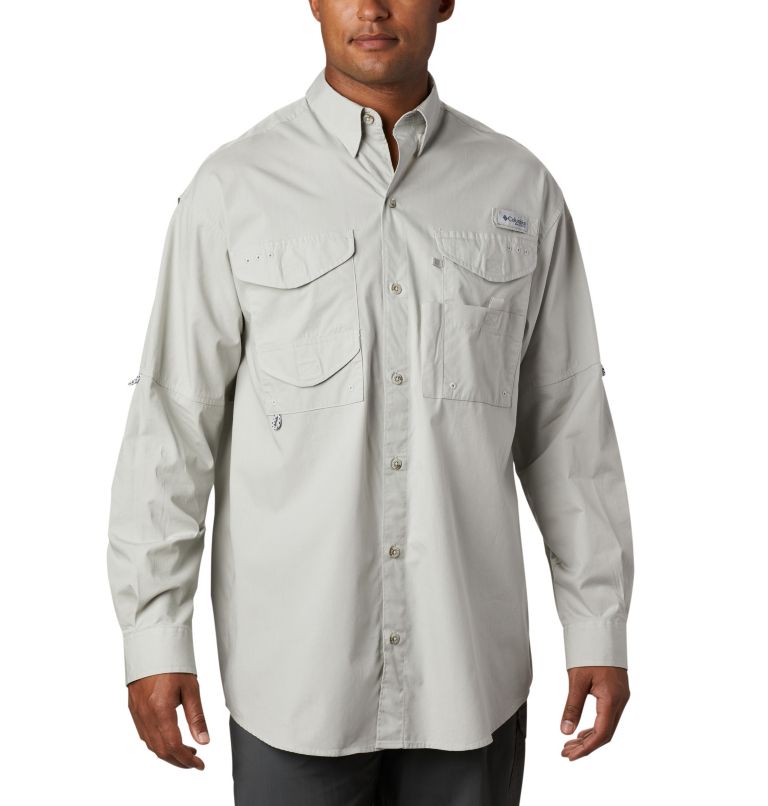 Blue Men's PFG Bonehead Shirts | RBGDTJ-954 - Columbia Outlet Store