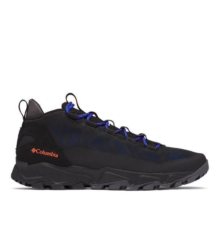 Black Orange Men's Flow Borough Sneakers | DQVASX-736 - Columbia Outlet Store
