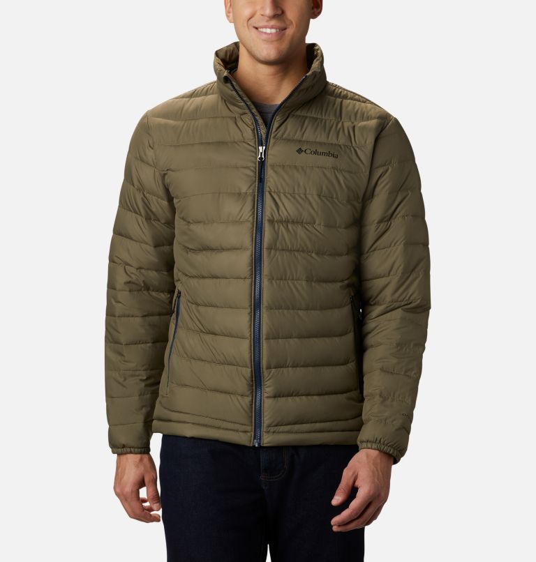 Black Men's Powder Lite Insulated Jacket | ZHPDSX-058 - Columbia Outlet Store