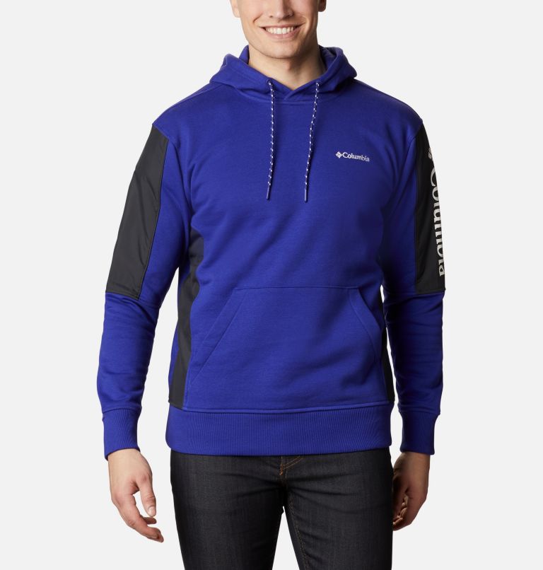 Purple Black White Men's Minam River Hoodies | EWLSFU-713 - Columbia Outlet Store