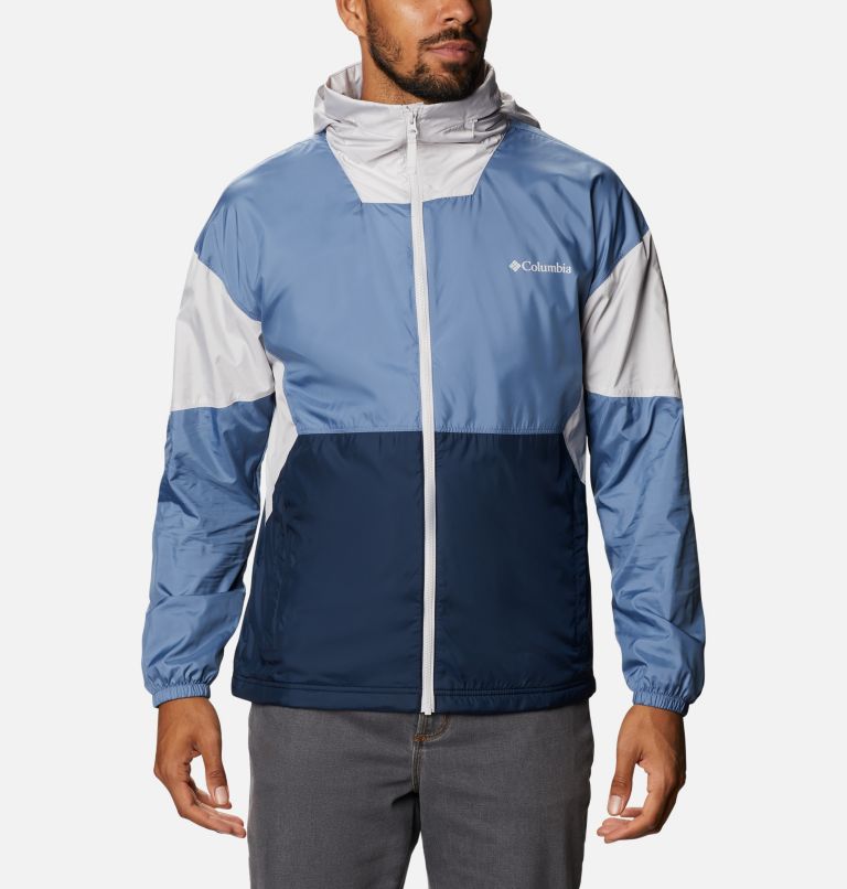 Black Grey Men's Point Park Windbreaker | JKIRYD-417 - Columbia Outlet Store
