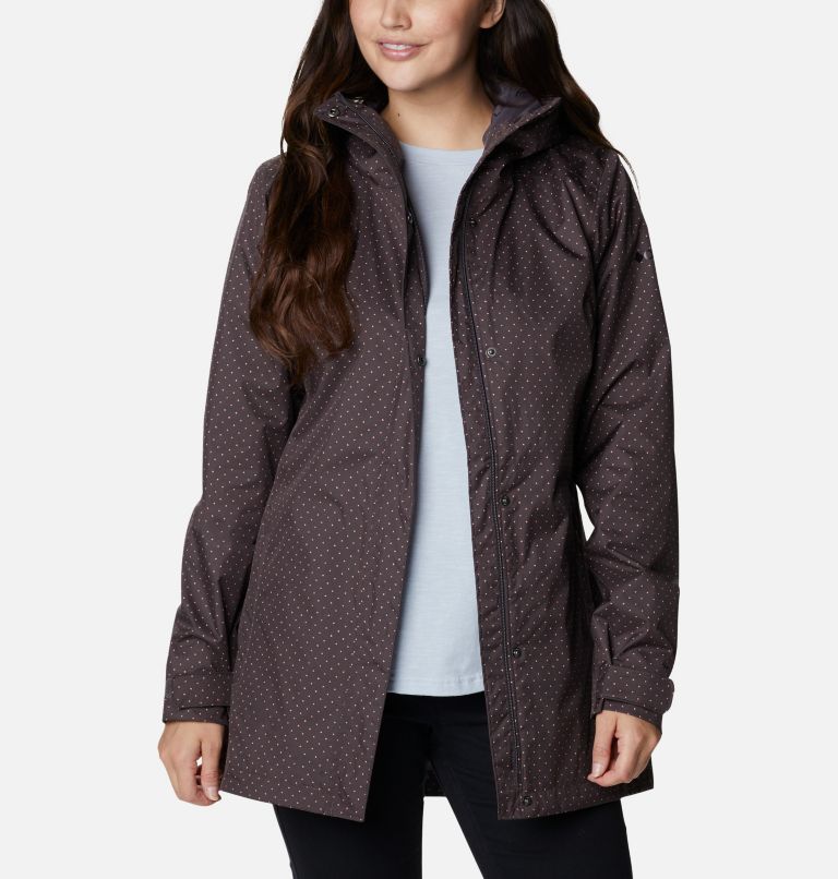 Navy Women's Splash A Little II Rain Jacket | VSMEHB-451 - Columbia Outlet Store