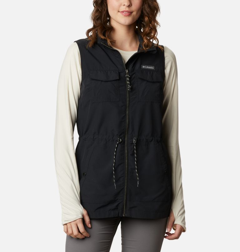 Beige Women's Silver Ridge Vest | STIJVM-890 - Columbia Outlet Store