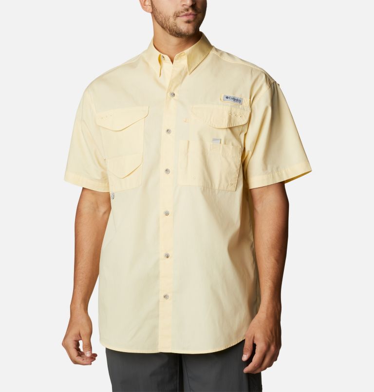 Green Men's PFG Bonehead Fishing Shirts | CDGXSP-471 - Columbia Outlet Store