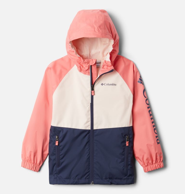 Blue White Kids' Dalby Springs Waterproof Jacket | XWMPVF-485 - Columbia Outlet Store
