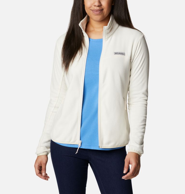 White Women's Ali Peak Fleece Jacket | CNGKSO-703 - Columbia Outlet Store