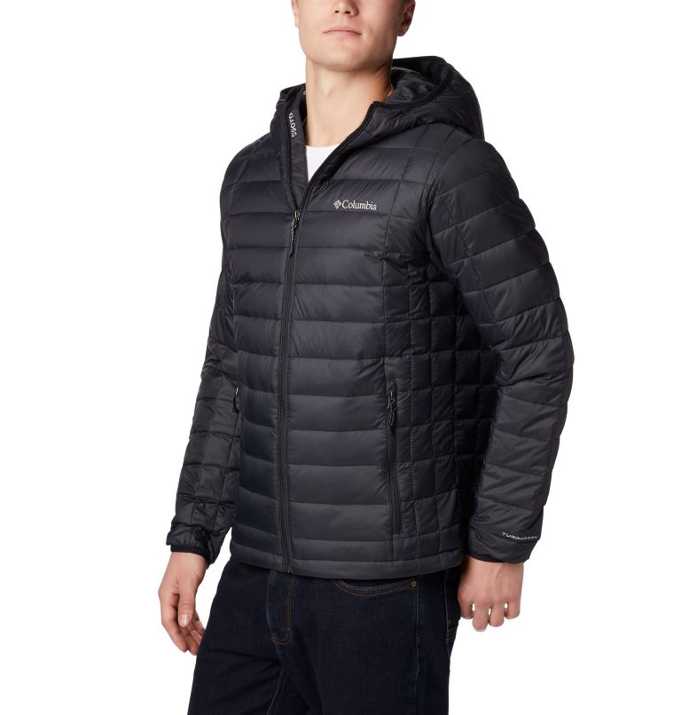 Black Men's Voodoo Falls 590 Puffer Jacket | BVNZSE-469 - Columbia Outlet Store