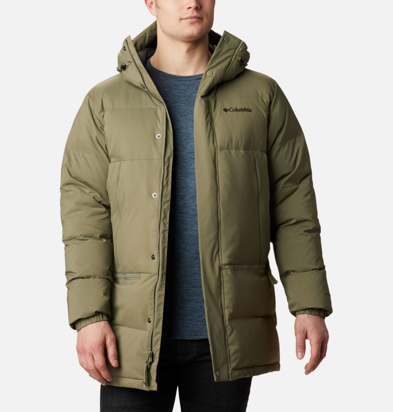 Green Men's Rockfall Parkas | NIKTLQ-709 - Columbia Outlet Store