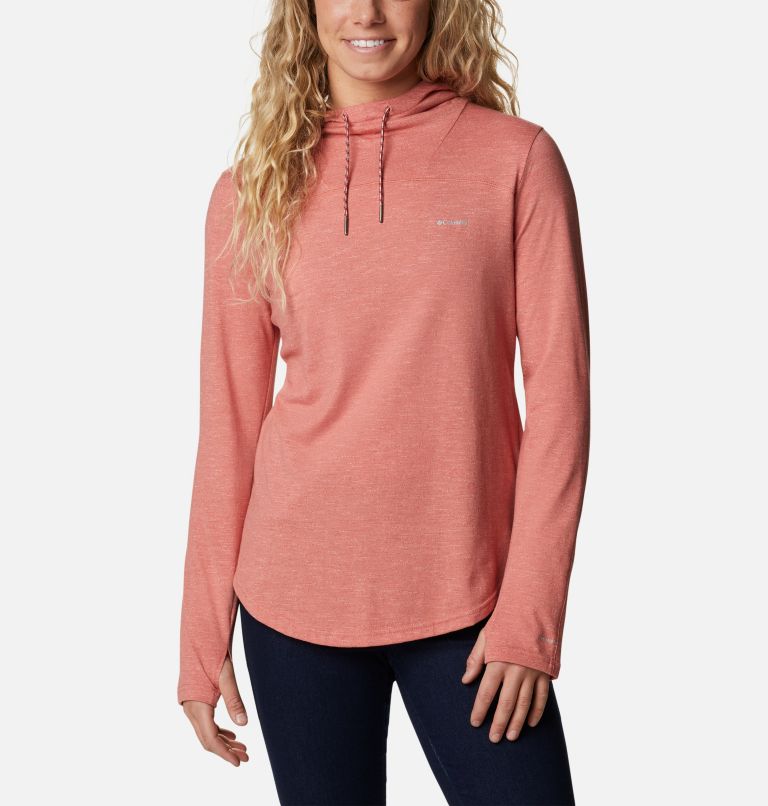 Red Women's Pilsner Peak Hoodies | RDPVIG-971 - Columbia Outlet Store