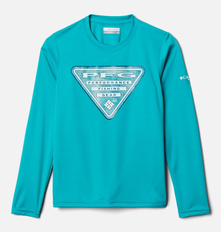 Navy Kids' PFG Terminal Tackle Shirts | GBPMFV-689 - Columbia Outlet Store