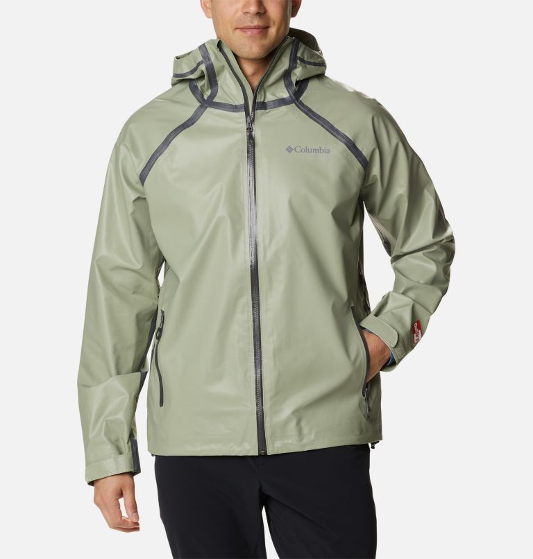 Green Men's OutDry Rain Jacket | XSOLFU-916 - Columbia Outlet Store