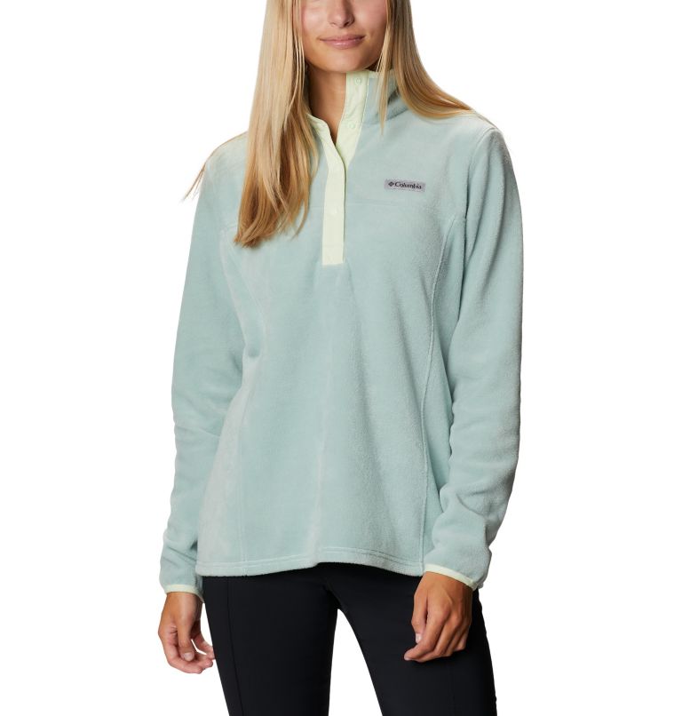 Pink White Women's Benton Springs Hoodies | BICTEY-046 - Columbia Outlet Store
