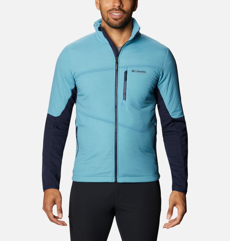 Blue Navy Men's Peak Pursuit Fleece Jacket | SFBQDP-325 - Columbia Outlet Store