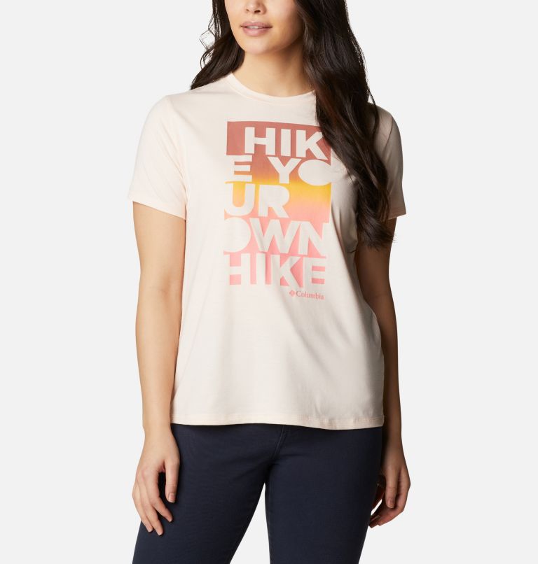 Orange Women's Sun Trek T-Shirt | EFBSNX-476 - Columbia Outlet Store