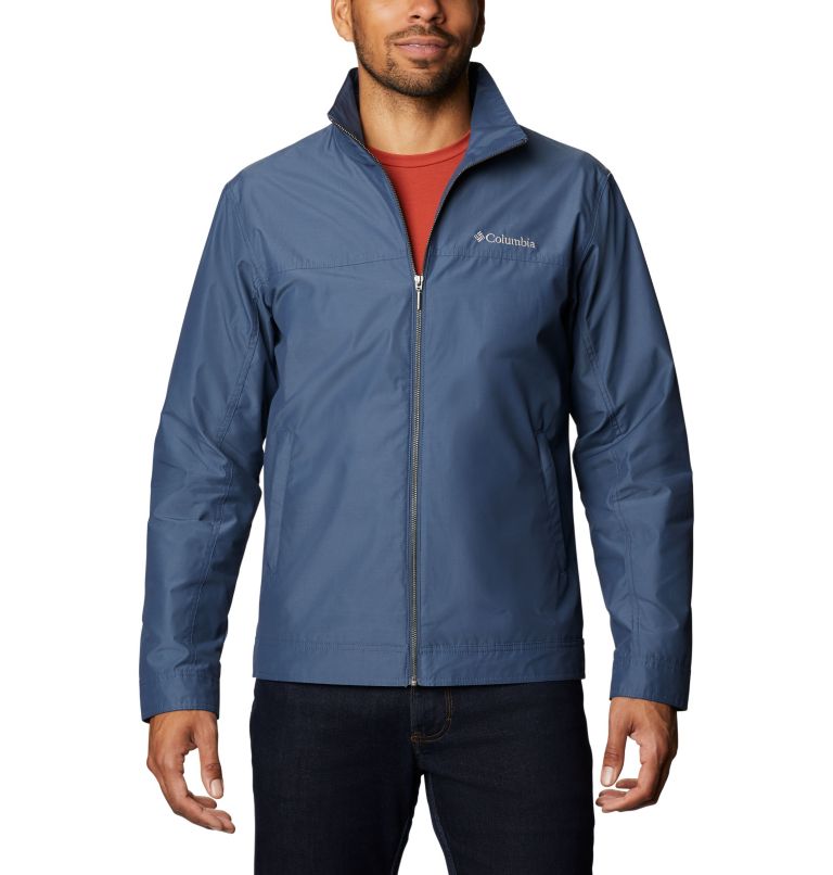 Dark Blue Men's Carlson Windbreaker | GNWHPA-178 - Columbia Outlet Store