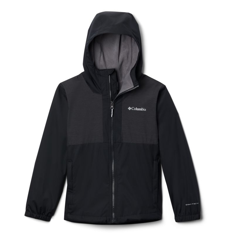 Grey Black Kids' Rainy Trails Fleece Jacket | IRBVAW-125 - Columbia Outlet Store