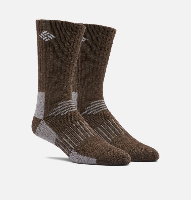 Khaki Men's Wool Blend Socks | PMWEDN-691 - Columbia Outlet Store