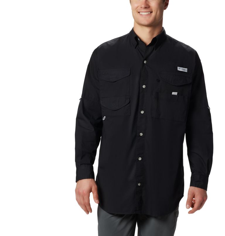 Blue Men's PFG Bonehead Shirts | RBGDTJ-954 - Columbia Outlet Store
