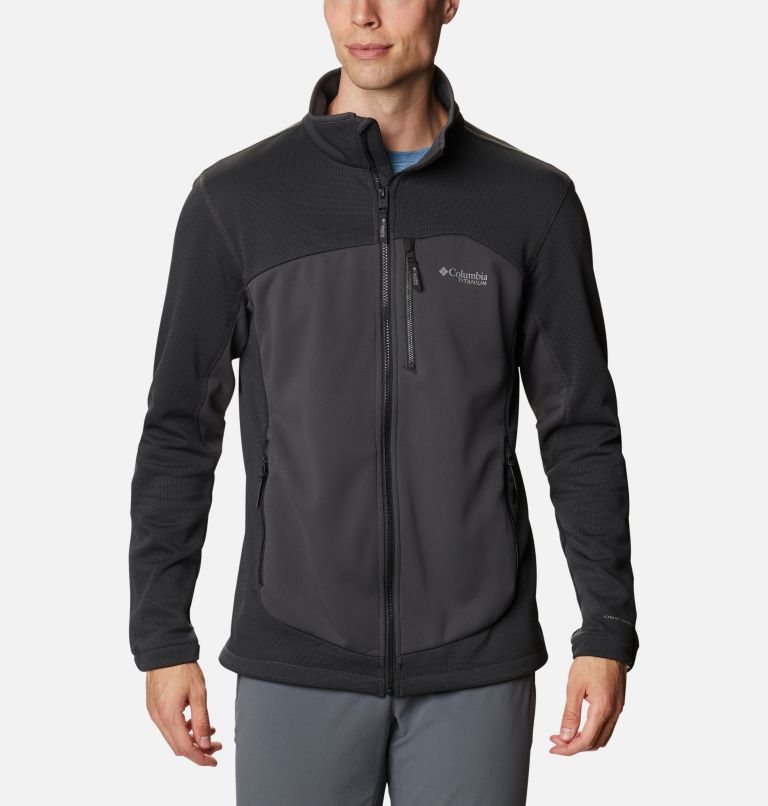Navy Blue Men's Powder Fleece Jacket | LKJQUP-207 - Columbia Outlet Store