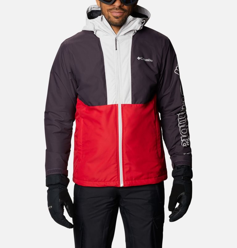 White Navy Men's Coats Ski Jacket | UIPOLE-691 - Columbia Outlet Store