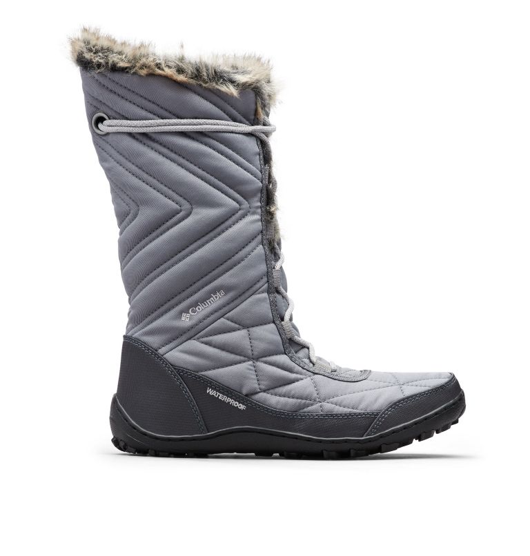 Black Grey Women's Minx Mid III Boots | JZNEXL-248 - Columbia Outlet Store