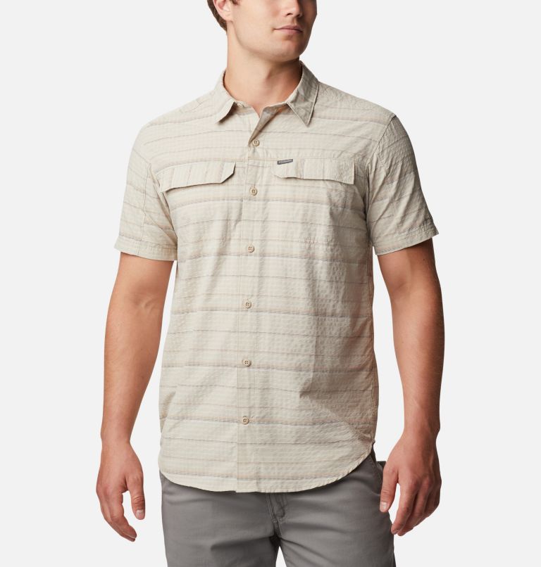 Green Men's Silver Ridge Shirts | RSGXOZ-245 - Columbia Outlet Store