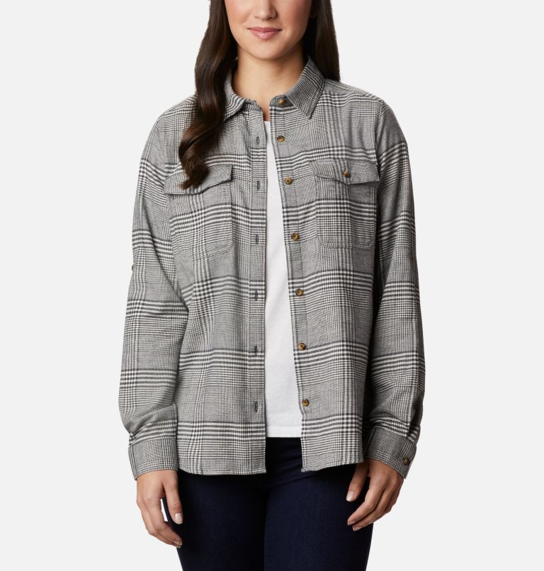 White Women's Pine Street Shirts | YZQDNI-762 - Columbia Outlet Store
