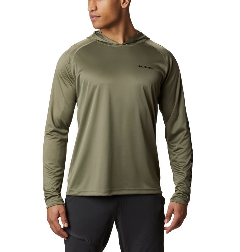 Azul Blue Men's Fork Stream Hoodies | AQYSJG-850 - Columbia Outlet Store