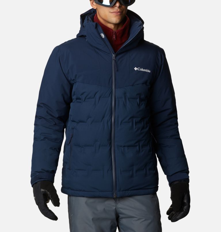 Navy Men's Wild Card Ski Jacket | LGFOAP-628 - Columbia Outlet Store