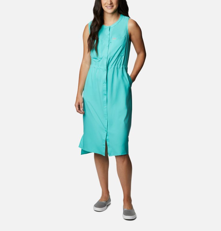Blue Women's PFG Tamiami Dresses | ASEMDC-652 - Columbia Outlet Store