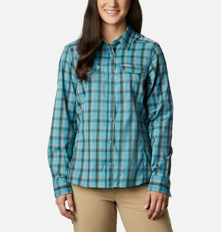 White Women's Silver Ridge Shirts | QOUAXK-537 - Columbia Outlet Store