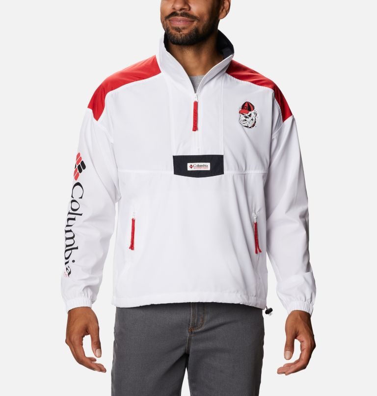 White Red Black Men's Collegiate Windbreaker | WGXYSB-405 - Columbia Outlet Store