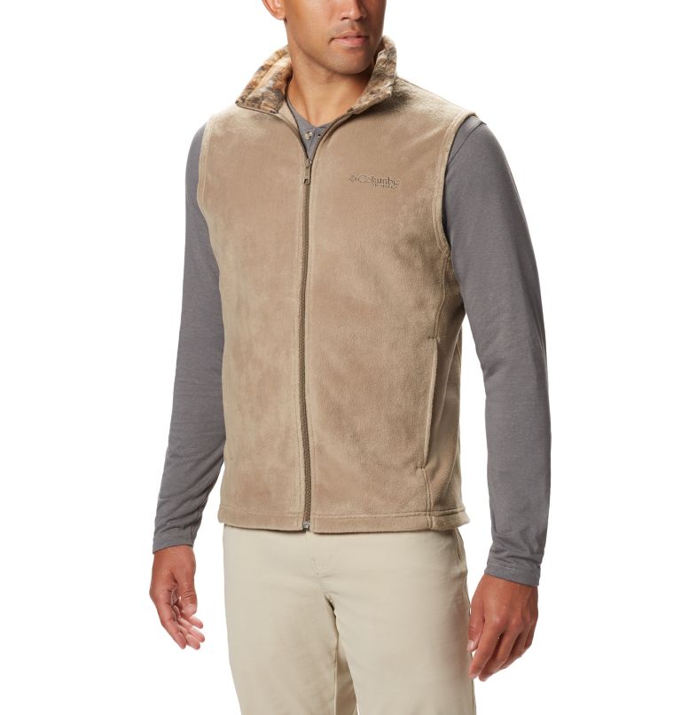 Grey Men's PHG Vest | ZKQWDF-938 - Columbia Outlet Store