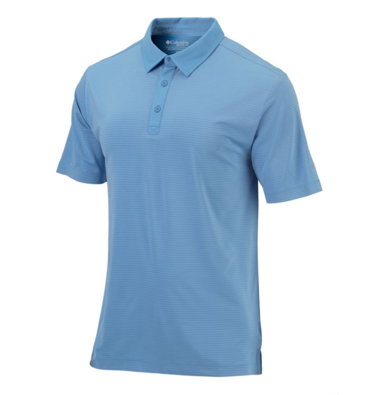 Azul Men's Omni-Wick Polo | UYHJCX-280 - Columbia Outlet Store