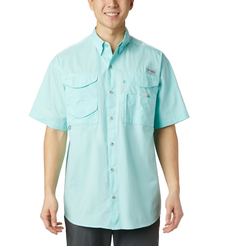 Green Men's PFG Bonehead Fishing Shirts | CDGXSP-471 - Columbia Outlet Store