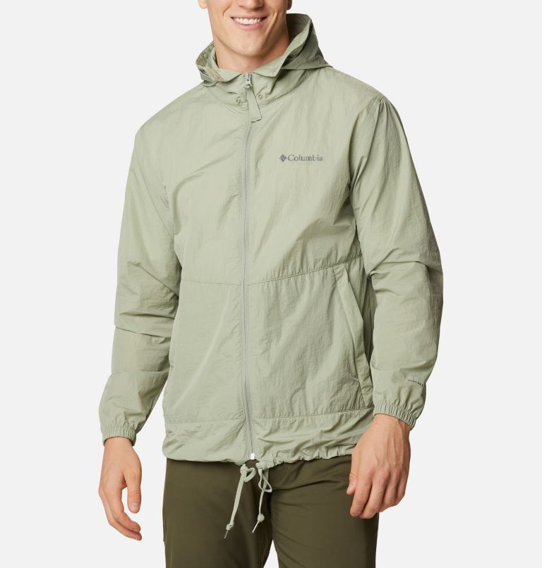 Green Men's Garside Windbreaker | VLJDZO-782 - Columbia Outlet Store