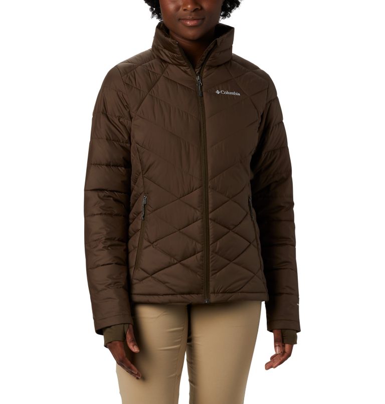 Olive Green Women's Heavenly Insulated Jacket | XCQZUA-658 - Columbia Outlet Store