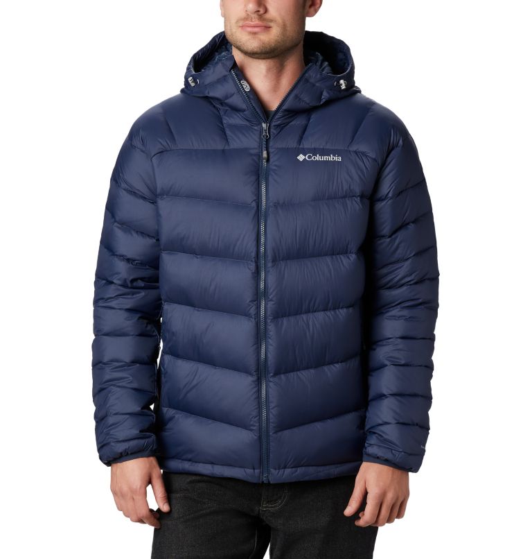 Green Navy Men's Centennial Creek Down Jacket | GIEXTC-543 - Columbia Outlet Store