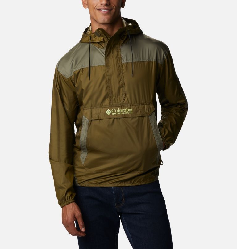 Black Men's Challenger Windbreaker | ALNUXK-374 - Columbia Outlet Store