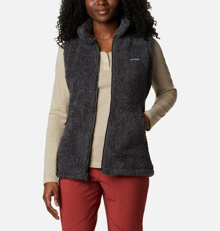White Women's Sherpa Vest | SCKXGQ-096 - Columbia Outlet Store