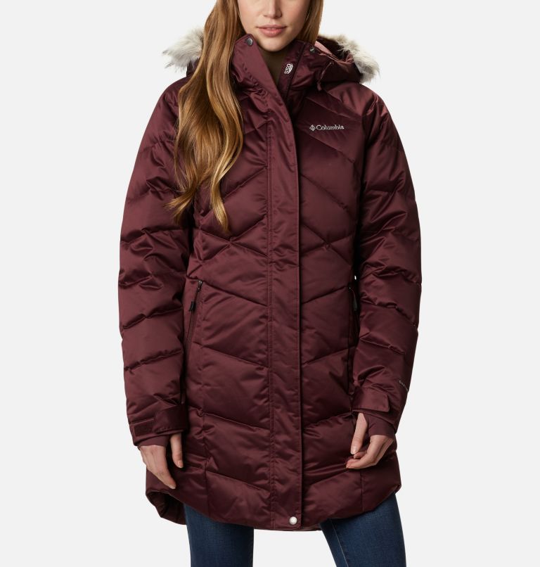 Red Women's Lay D Down II Parkas | GFTAPC-298 - Columbia Outlet Store
