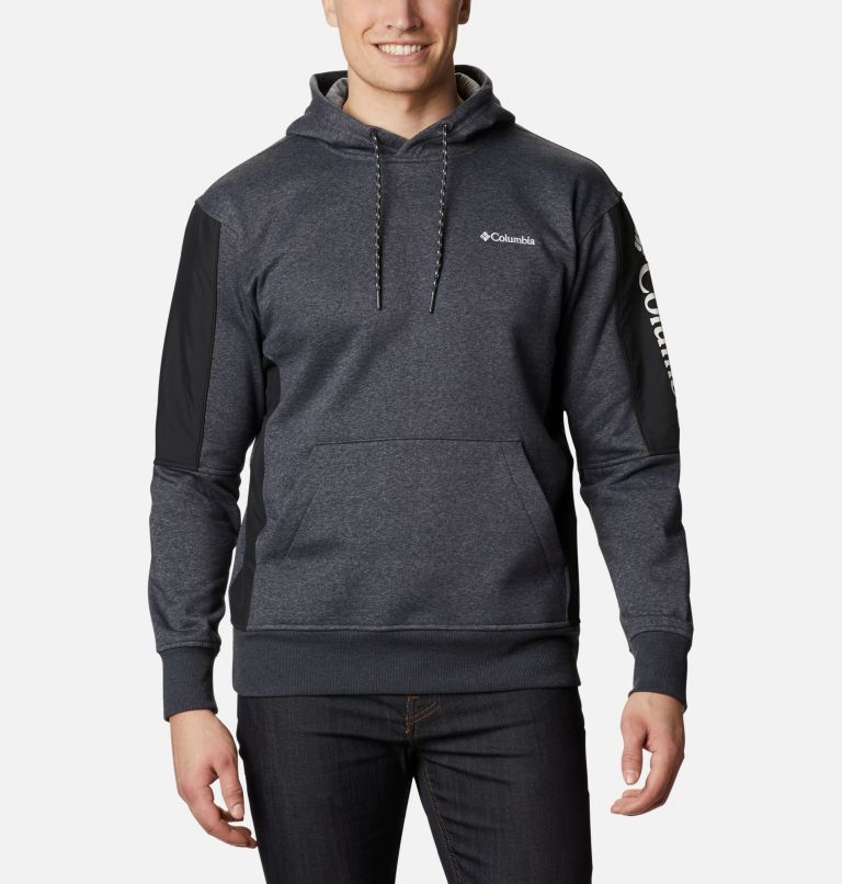 Purple Black White Men's Minam River Hoodies | EWLSFU-713 - Columbia Outlet Store