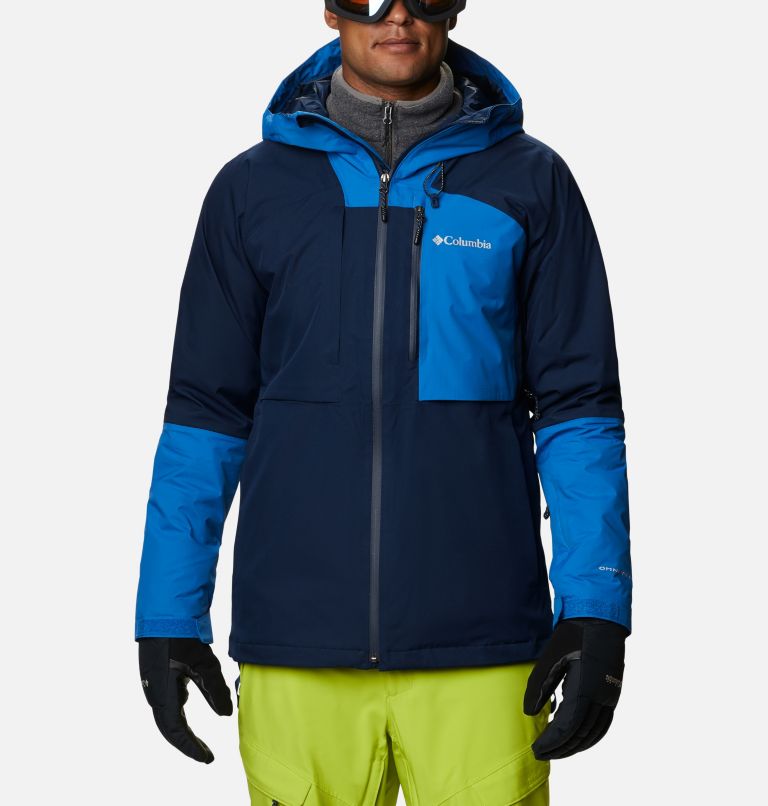 Navy Men's Banked Run Ski Jacket | XQBODA-201 - Columbia Outlet Store