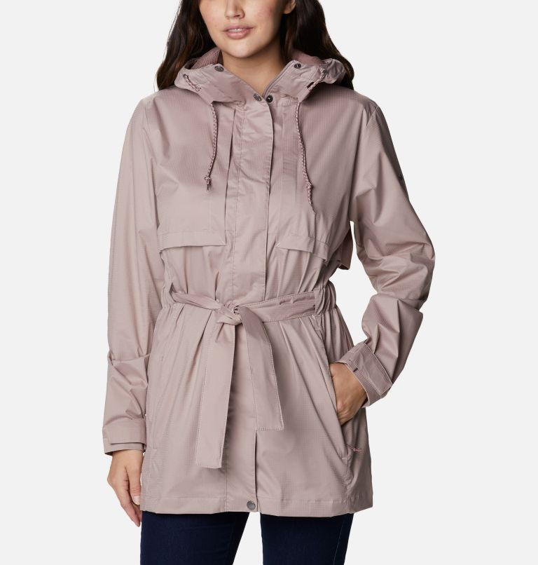Pink Women's Coats Rain Jacket | QMOZHT-092 - Columbia Outlet Store