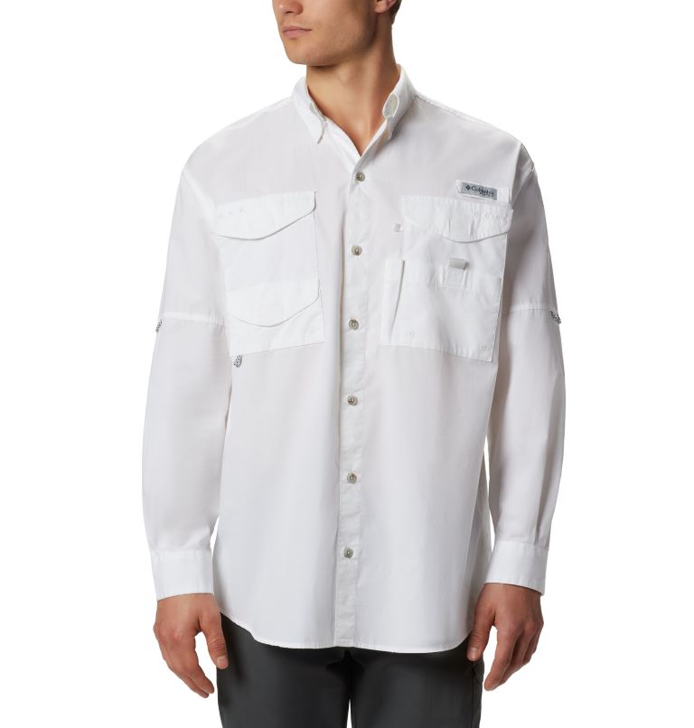 Blue Men's PFG Bonehead Shirts | RBGDTJ-954 - Columbia Outlet Store
