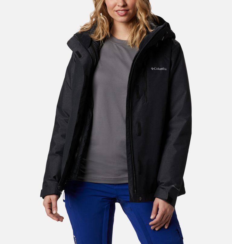 Black Women's Whirlibird IV Interchange 3 In 1 Jacket | DHZAYQ-504 - Columbia Outlet Store