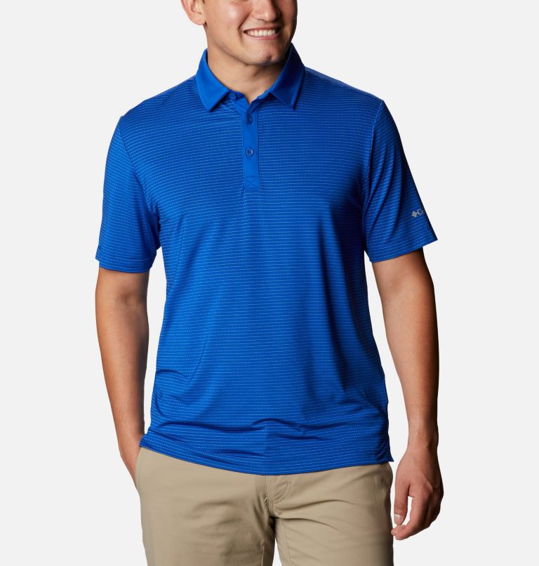 Azul Men's Omni-Wick Polo | UYHJCX-280 - Columbia Outlet Store